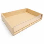 Caja Madera Frente Transparente