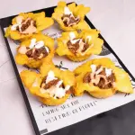 Mini Plntain Baskets with Pull Beef