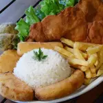 Filé de Frango a Cubana .