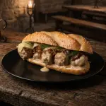 SANDWICH "VIKINGO" DE ALBÓNDIGAS