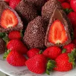 Coxinha de morango