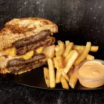 Cheese Burger(with Fries and Sauce)