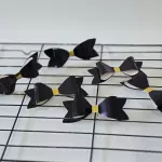 Moño 3D negro RG423
