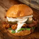 FIRE CHICKEN BURGER
