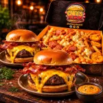 2 BURGER + SALCHIPAPA