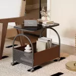 Mesa auxiliar rectangular nórdica