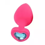 Plug Anal Silicona en Corazón