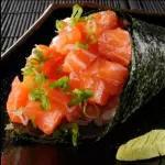 Temaki salmão