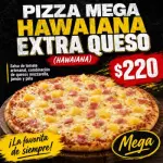 Pizza Hawaiana Extra Queso