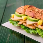 Baguette al Pastor (pollo)