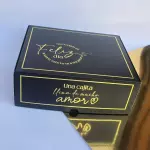 Caja yuly negra estampada RG451