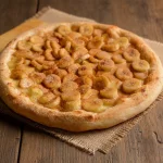 Pizza  metade banana canela