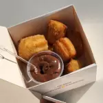 Cajita de churros con nutella
