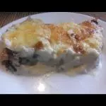 Lasanha de berinjela com molho branco 850g
