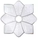 PRATO 28CM ZENITH FLUSH PRATA