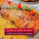 LOMBO AO MOLHO DE VINHO E ALECRIM
