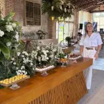 Entrega e montagem de mesa de doces