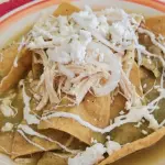 Con pollo deshebrado