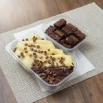 Brownie no pote sabor ninho