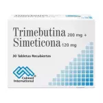 TRIMEBUTINA+SIMETI CAJA X30 TABLETAS