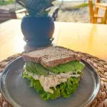 Sandwich de pollo apaltado