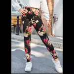 Leggings con estampado floral