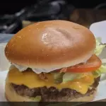 Menu burger simple roquefort