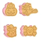 Cortador y sello Halloween galletas