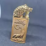 Isqueiro Maçarico Metal Lobo