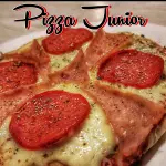 Pizza Junior + helado