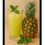 Suco de abacaxi c/ hortelã (Natural)