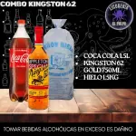 Kingston 62 Gold + Coca Cola + Hielo