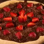 Pizza Chocolate com Morango