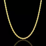 4mm Gold Rope Chain