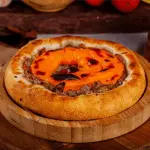 esfiha de carne com cheddar