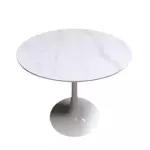 Mesa Tulip Neolith 80cm Blanco