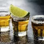 Shot tequila