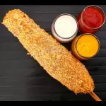 Corn Dog Queso con Ate