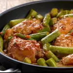 Frango - em Cubos c/ Quiabo
