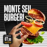 Monte o seu lanche