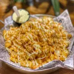 Batata Catupiry com Alho Frito