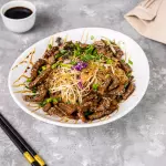 Fideos con carne