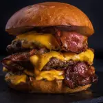 X bacon chaddar duplo