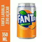 Fanta Laranja Lata zero açúcar