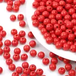 Perlas roja aperladas