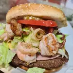 Hamburguesa Con Camarón