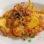 Risoto de camarão