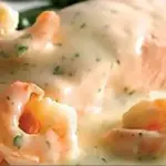 Salmón en salsa de Camarón