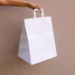 Bolsa Blanca con asa 41X33 ECOGREEN