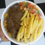 BIFE DE CARNE  COM FRITAS